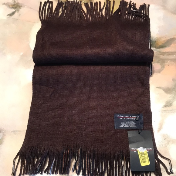 Roundtree and yorke Mens Scarf - Picture 4 of 10
